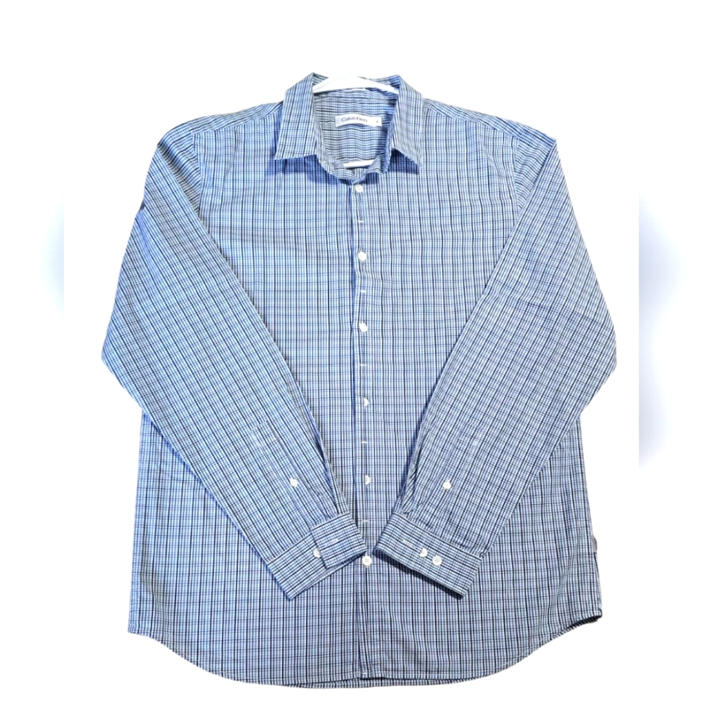 Calvin Klien Button Down Long Shirt Men's M